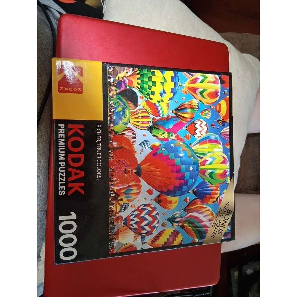 Kodak 1000 pc Premium Puzzle Ballooning Fun #8700 RoseArt 2021 Poster Included